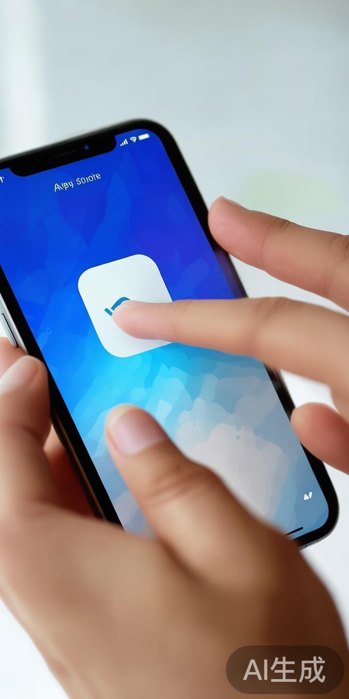 第一步：打开苹果应用商店
在苹果设备的主界面找到